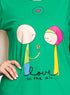 Green Printed Long - Sleeve Design 35 - Khotwh
